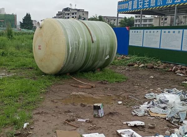 咸宁遂宁船山区10立方玻璃钢化粪池项目
